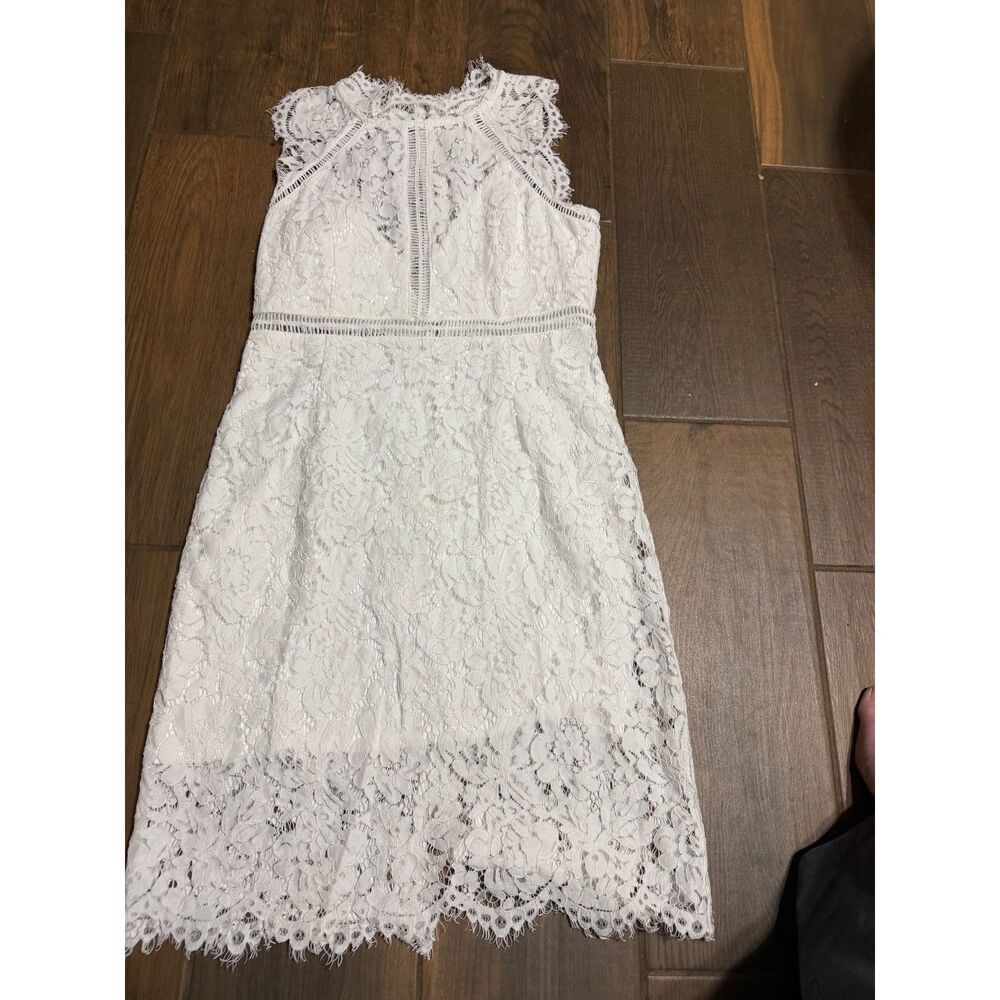 Sugar Lips white eyelet dress